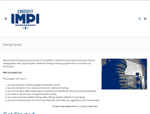 Tablet Screenshot of crossfitimpi.com